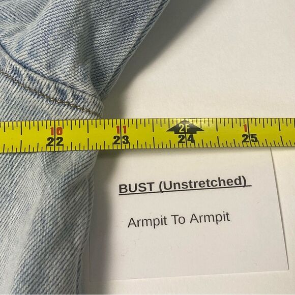 NWT Rip Curl Juniors' Venice Cotton Denim Shirt Jacket In Light Wash Size Medium - Picture 11 of 16